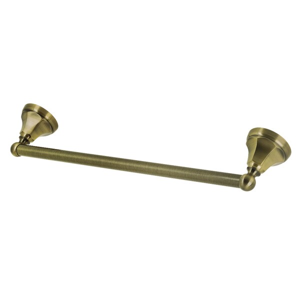 BA4812AB Metropolitan 18" Towel Bar, Antique Brass